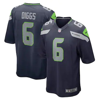 mens nike quandre diggs college navy seattle seahawks game 